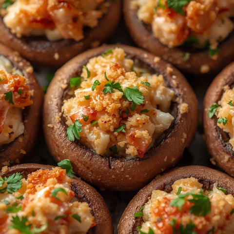 Crabmeat Stuffed Mushrooms