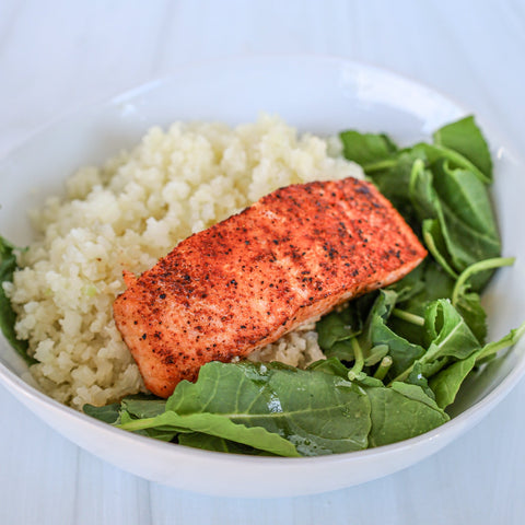 Fire Seared Salmon Plate