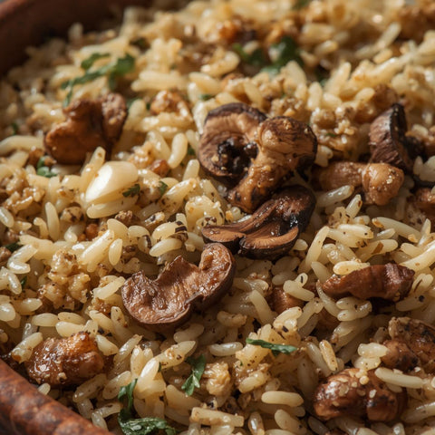 Wild Mushroom Rice Pilaf