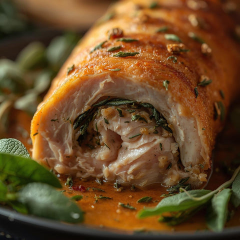 Stuffed Turkey Roulade